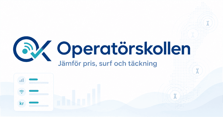 Operatörskollen – jämför pris, surf och täckning